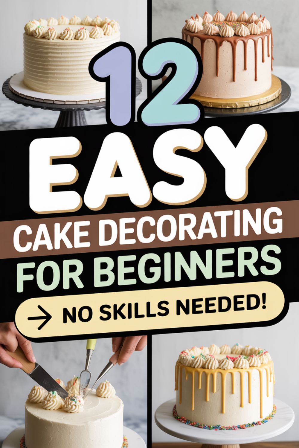 12 Easy Cake Decorating Tips for Beginners