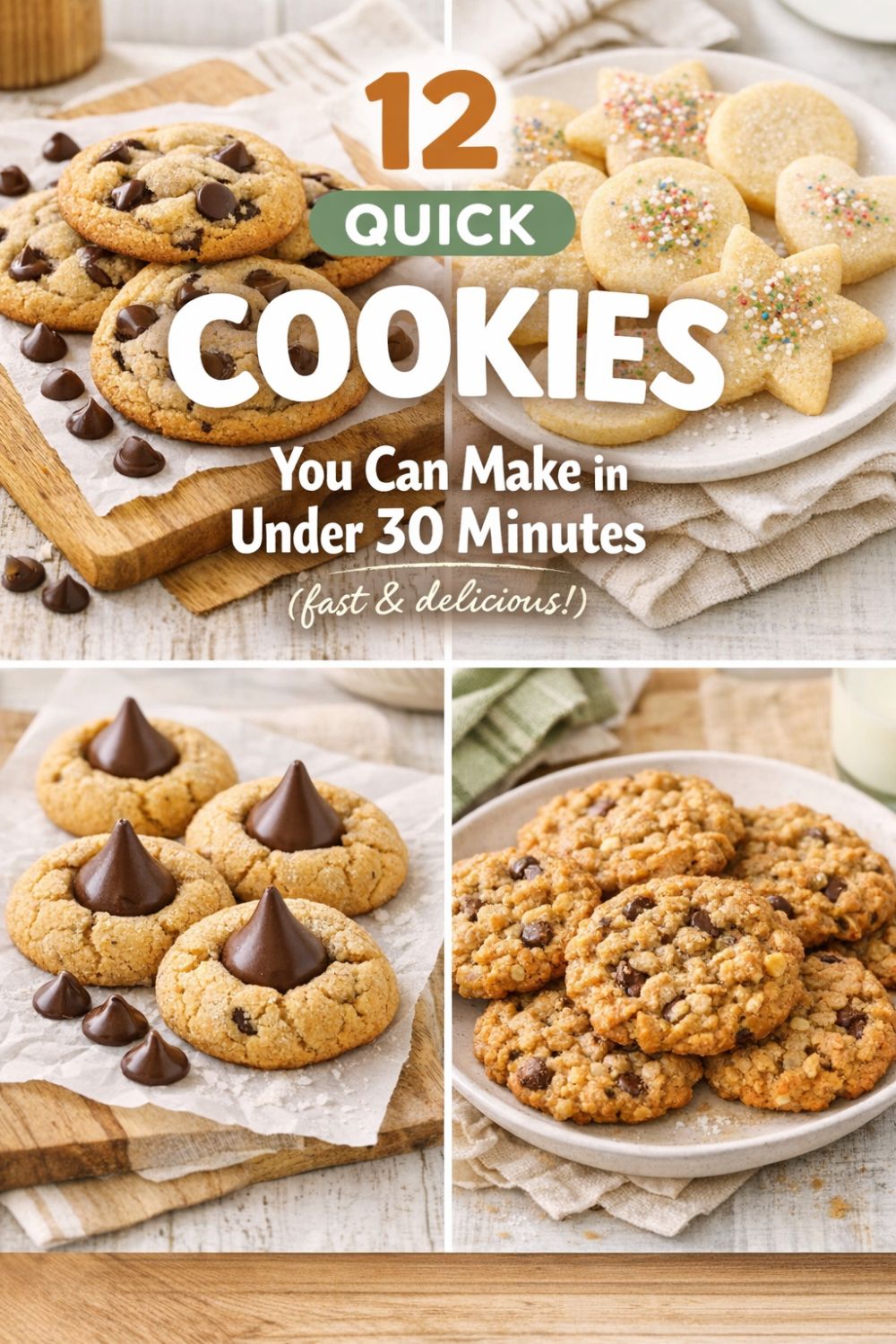 12 Quick Cookies You Can Make in Under 30 Minutes