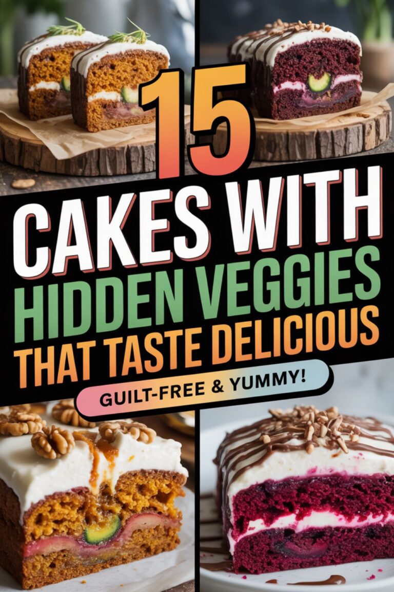 15 Cakes with Hidden Veggies That Taste Delicious