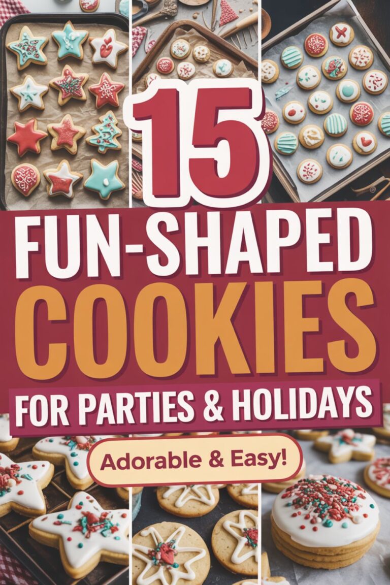 15 Fun-Shaped Cookies for Parties and Holidays