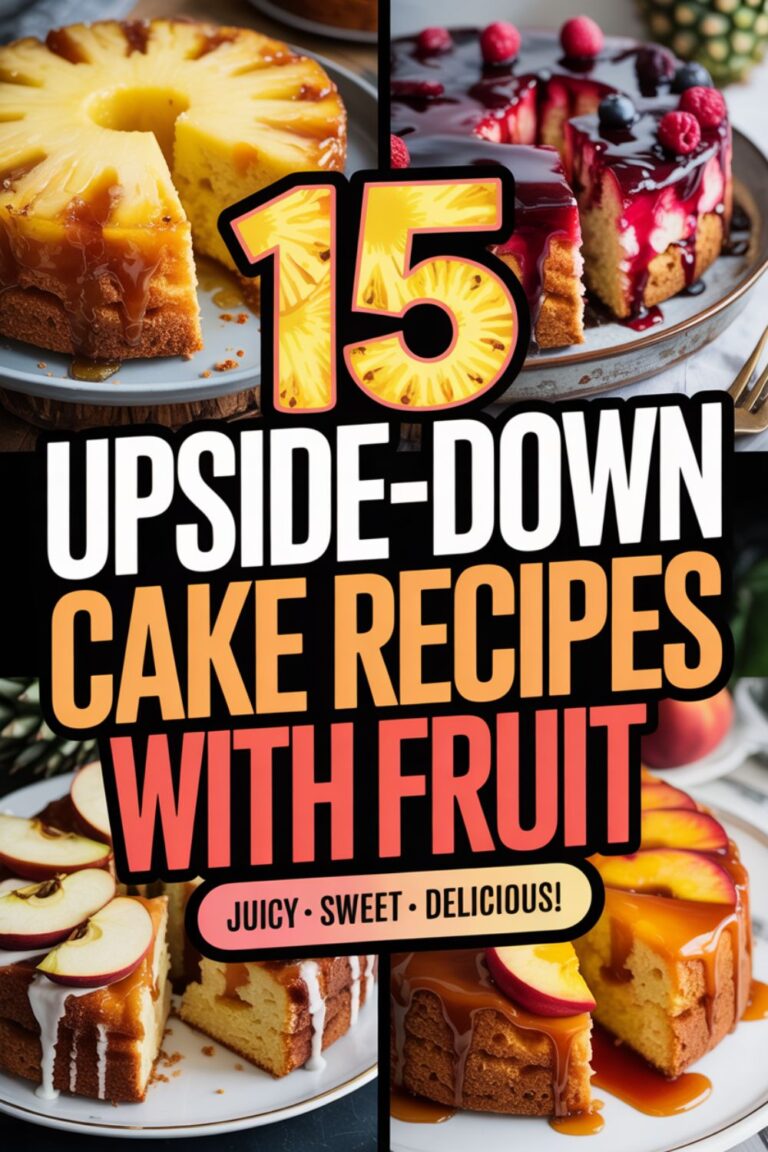 15 Upside-Down Cake Recipes with Fruit That'll Make You Flip 15 15 Upside-Down Cake Recipes with Fruit That’ll Make You Flip