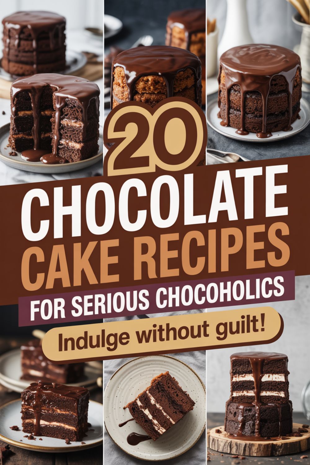 20 Chocolate Cake Recipes for Serious Chocoholics