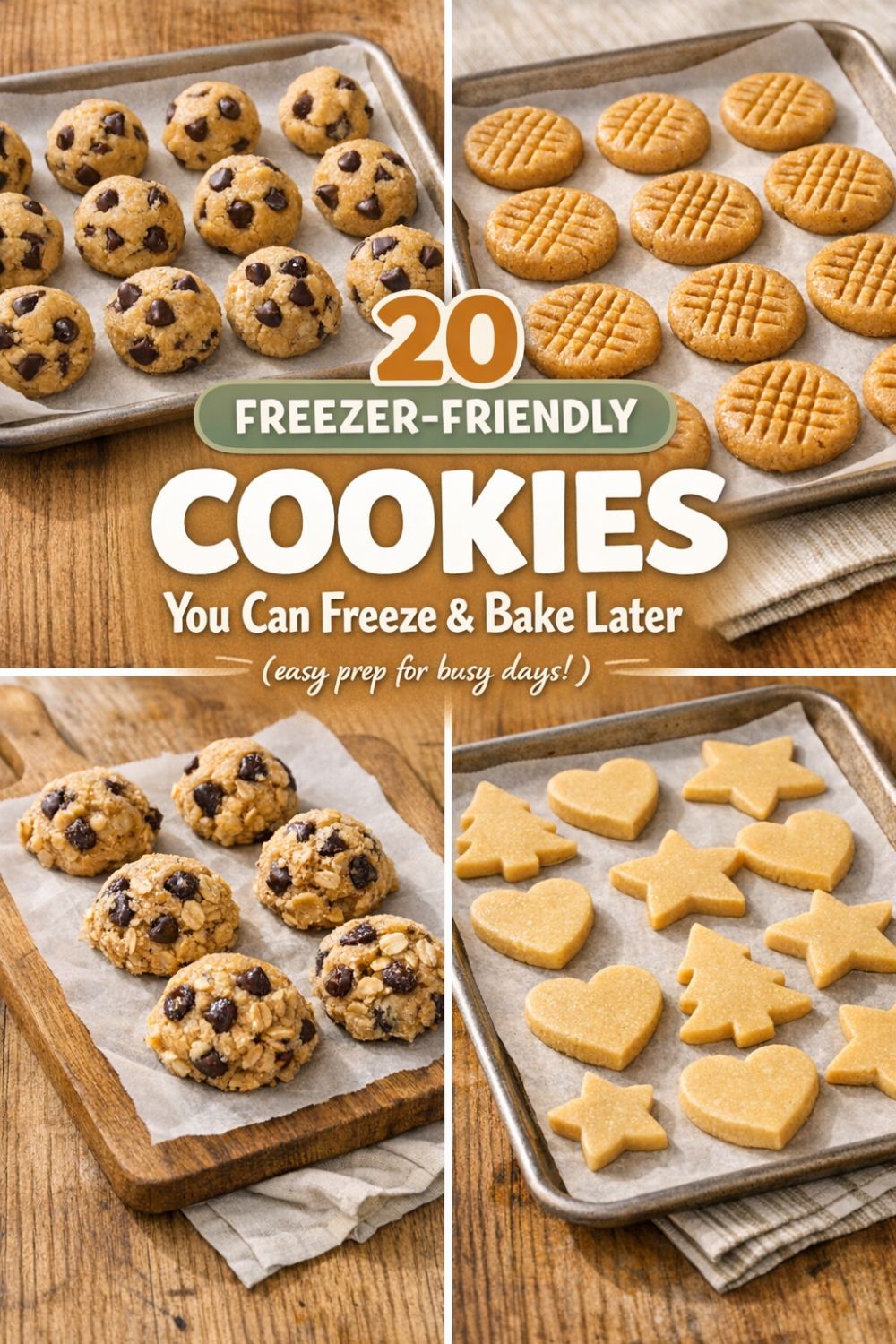20 Cookies You Can Freeze and Bake Later