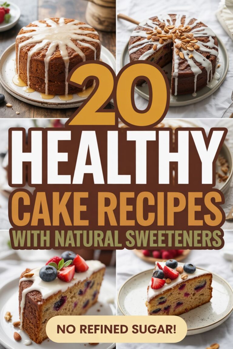 20 Healthy Cake Recipes with Natural Sweeteners 13 20 Healthy Cake Recipes with Natural Sweeteners