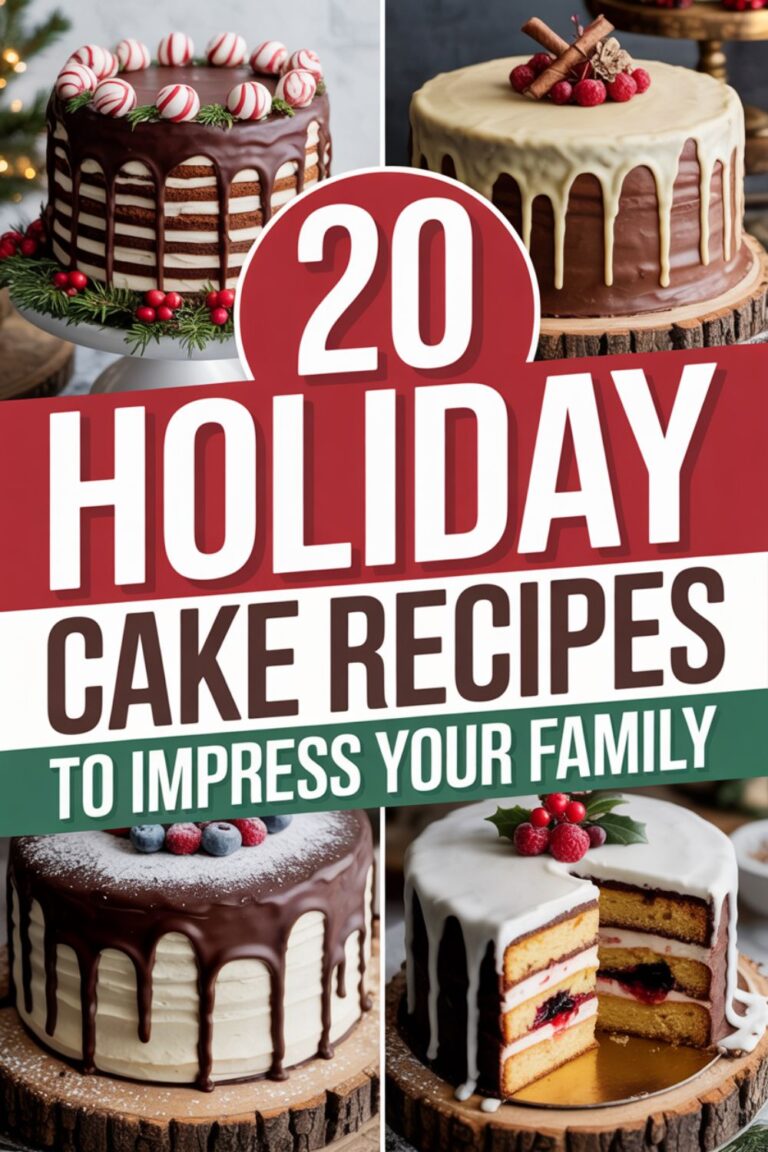 20 Holiday Cake Recipes to Impress Your Family