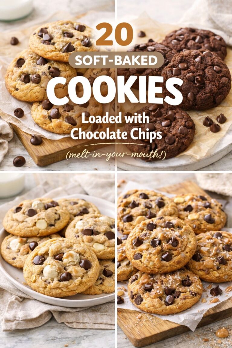 20 Soft-Baked Cookies Loaded with Chocolate Chips
