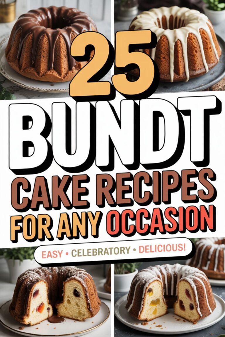 25 Bundt Cake Recipes for Any Occasion 9 25 Bundt Cake Recipes for Any Occasion