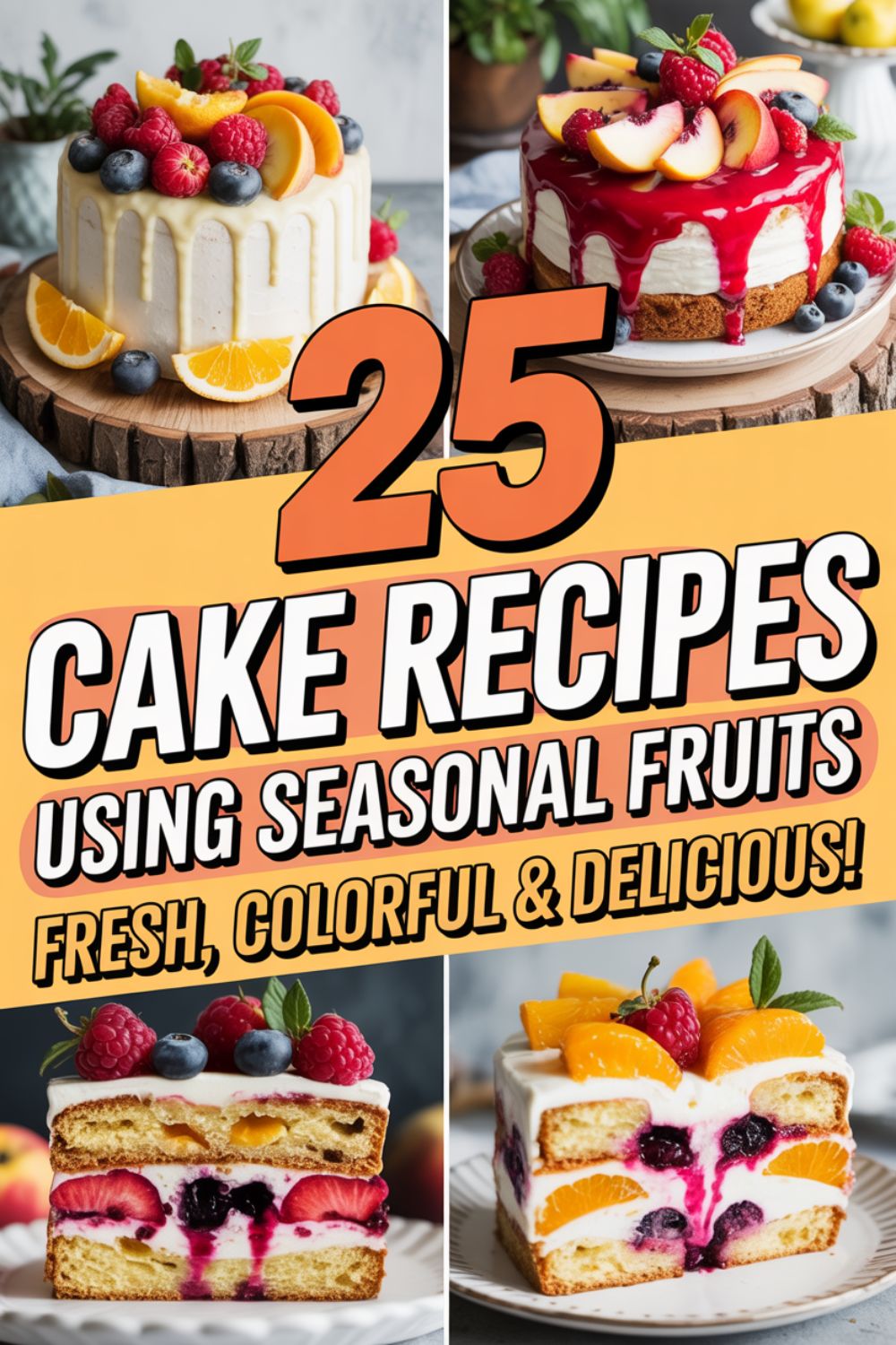 25 Cake Recipes Using Seasonal Fruits 2