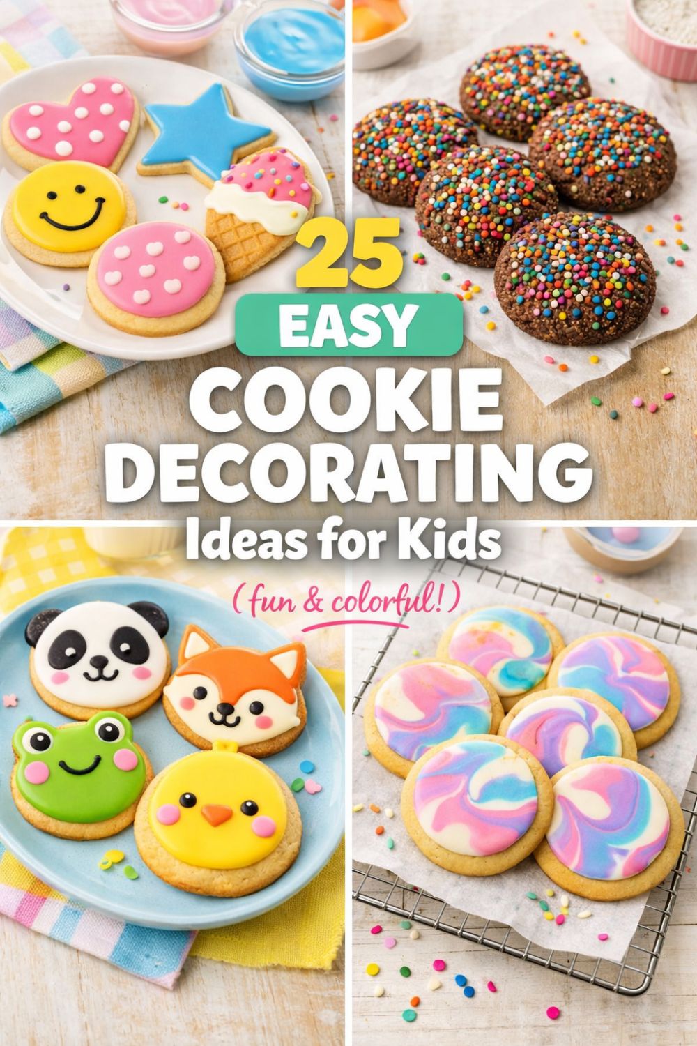 25 Easy Cookie Decorating Ideas for Kids