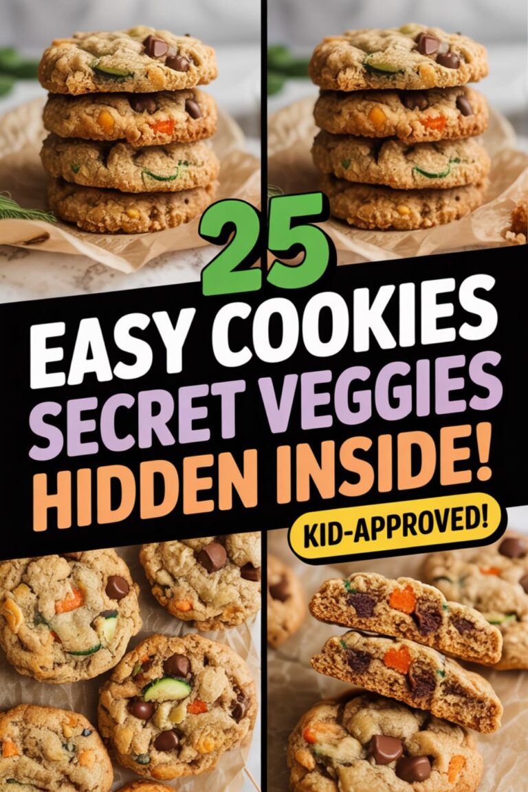 25 Easy Cookies with Secret Veggies Inside