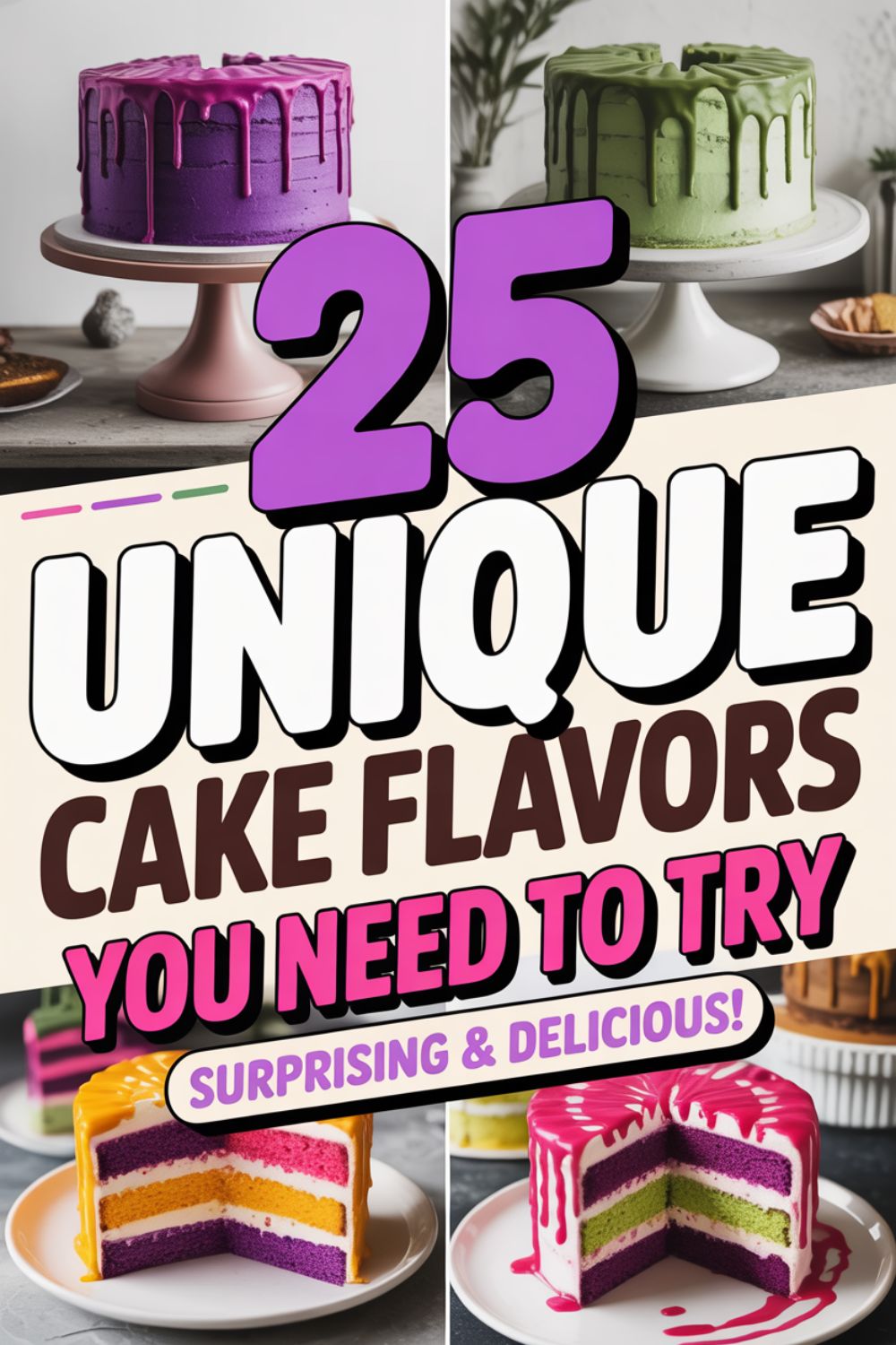 25 Unique Cake Flavors You Need to Try