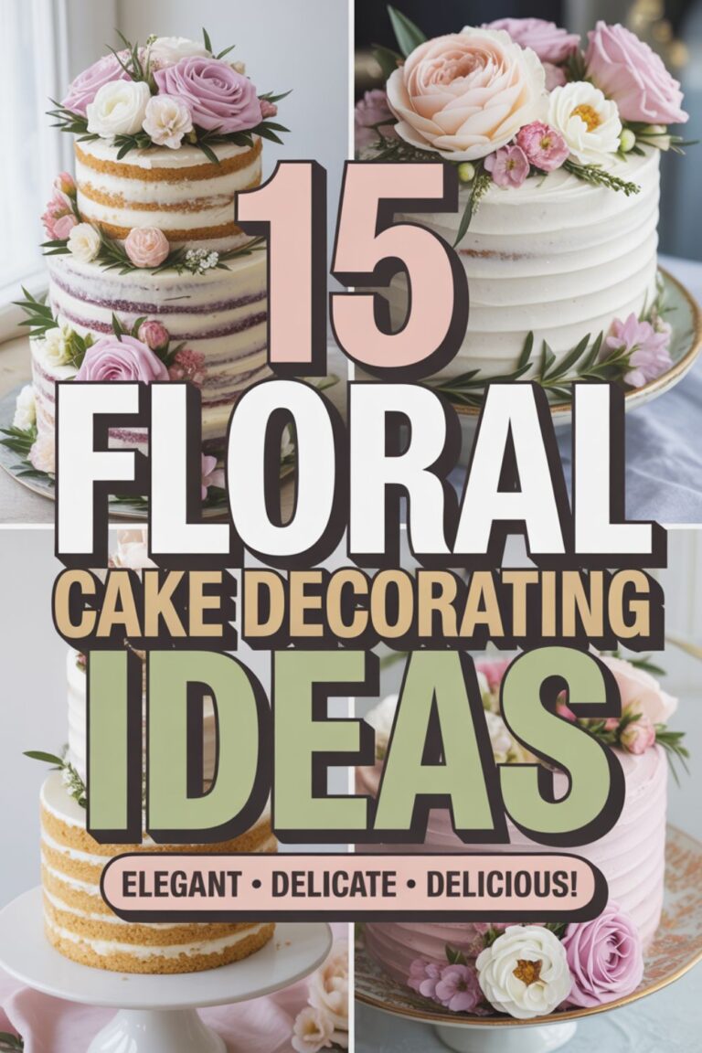 15 Floral Cake Decorating Ideas That'll Make You Look Like a Pro 7 15 Floral Cake Decorating Ideas That’ll Make You Look Like a Pro
