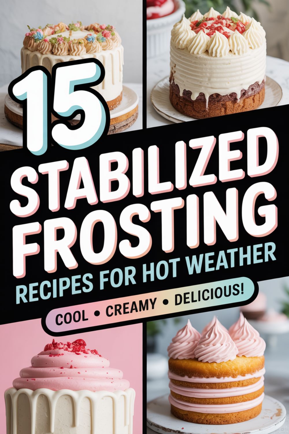 15 Stabilized Frosting Recipes for Hot Weather