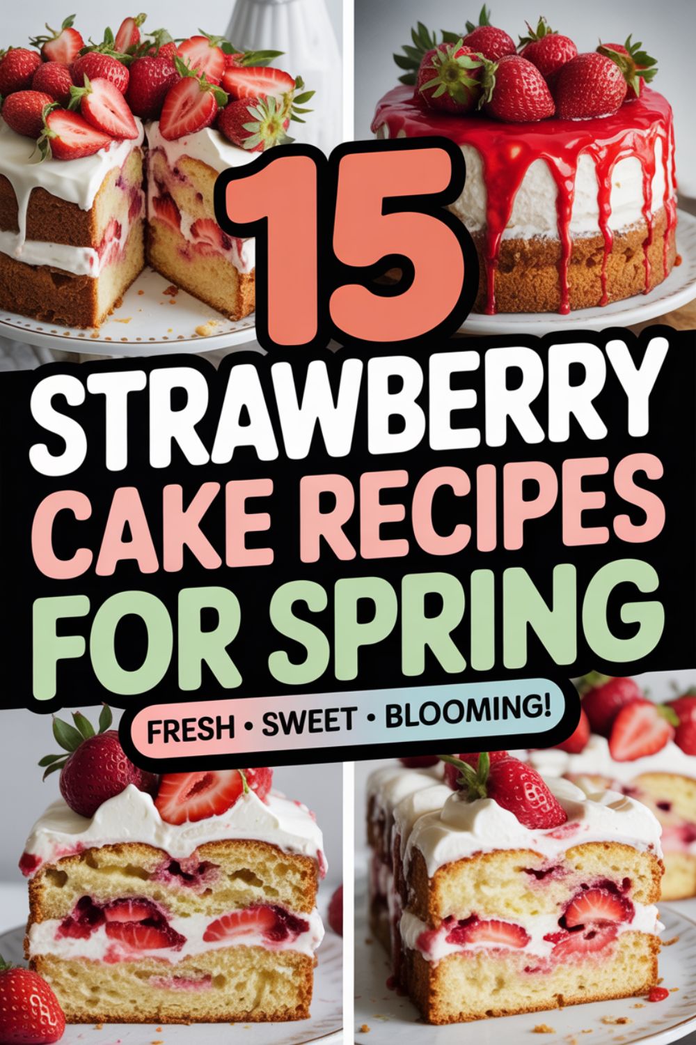 15 Strawberry Cake Recipes for Spring