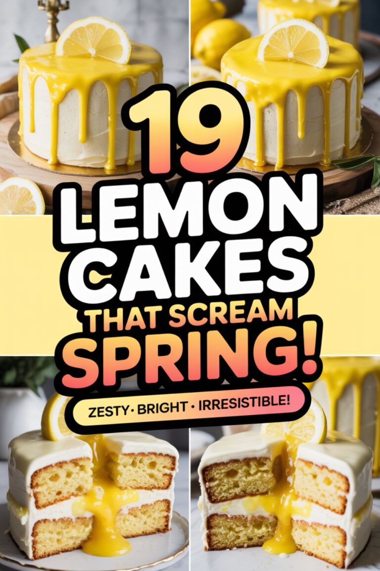 19 Lemon Cakes That Scream Spring