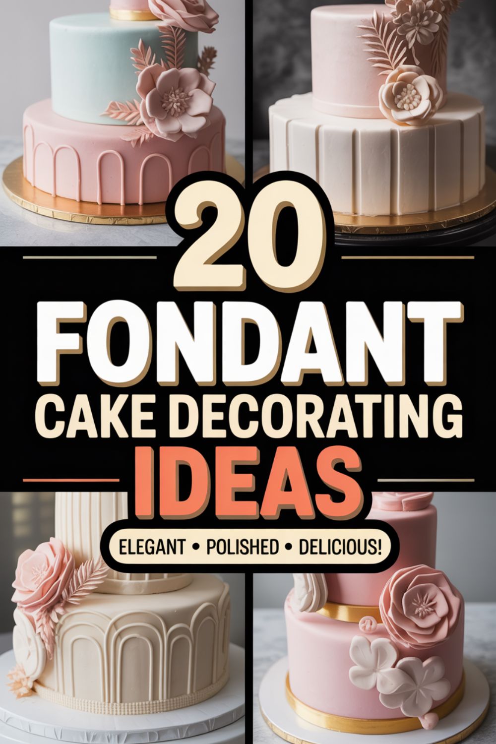 20 Fondant Cake Decorating Ideas
