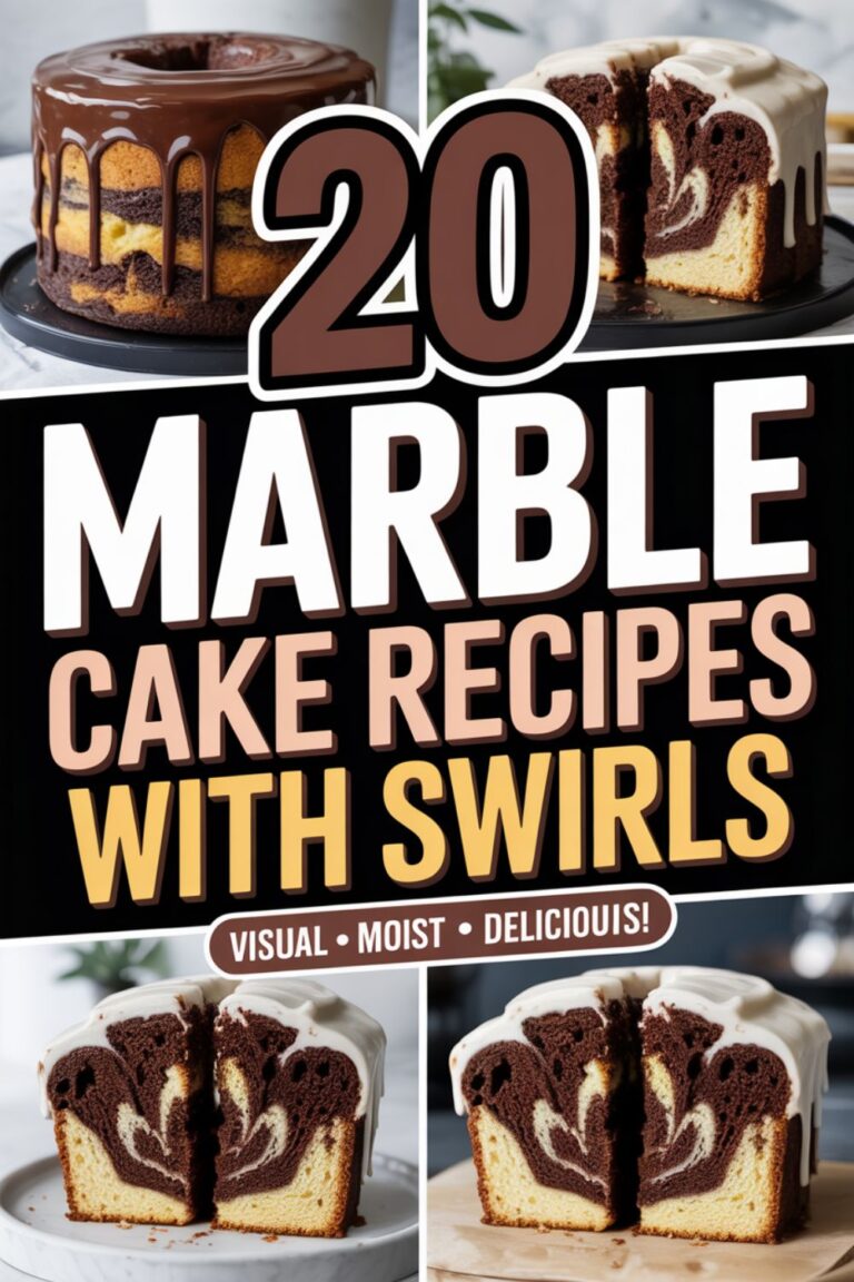 20 Marble Cake Recipes with Swirls 3 20 Marble Cake Recipes with Swirls