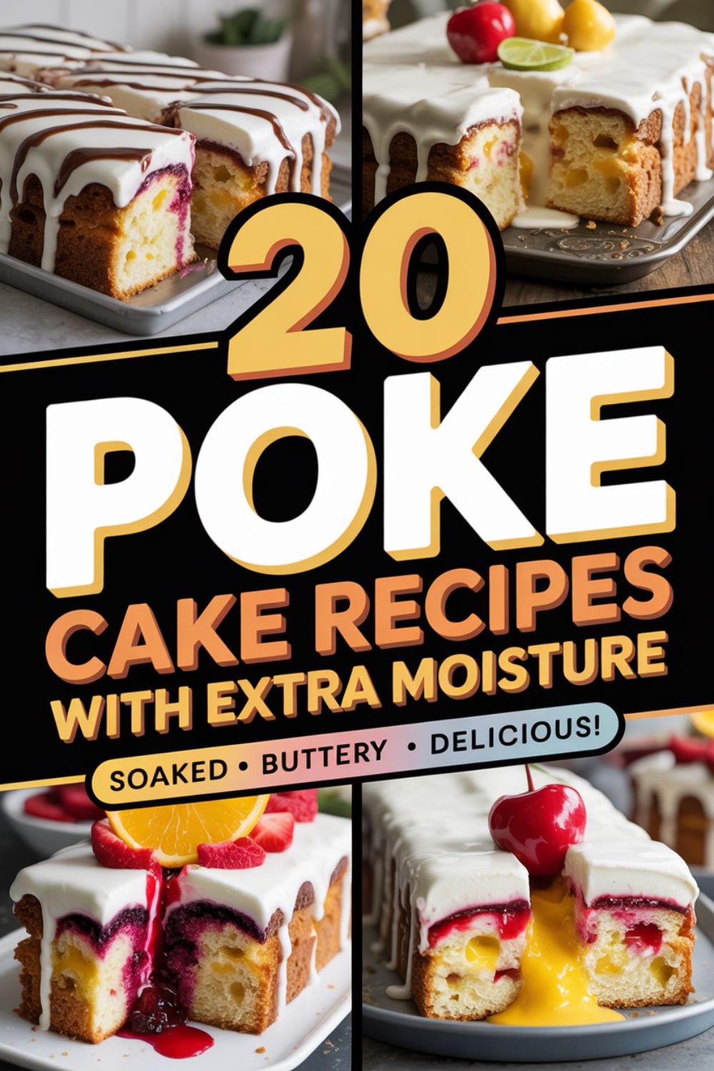 20 Poke Cake Recipes with Extra Moisture