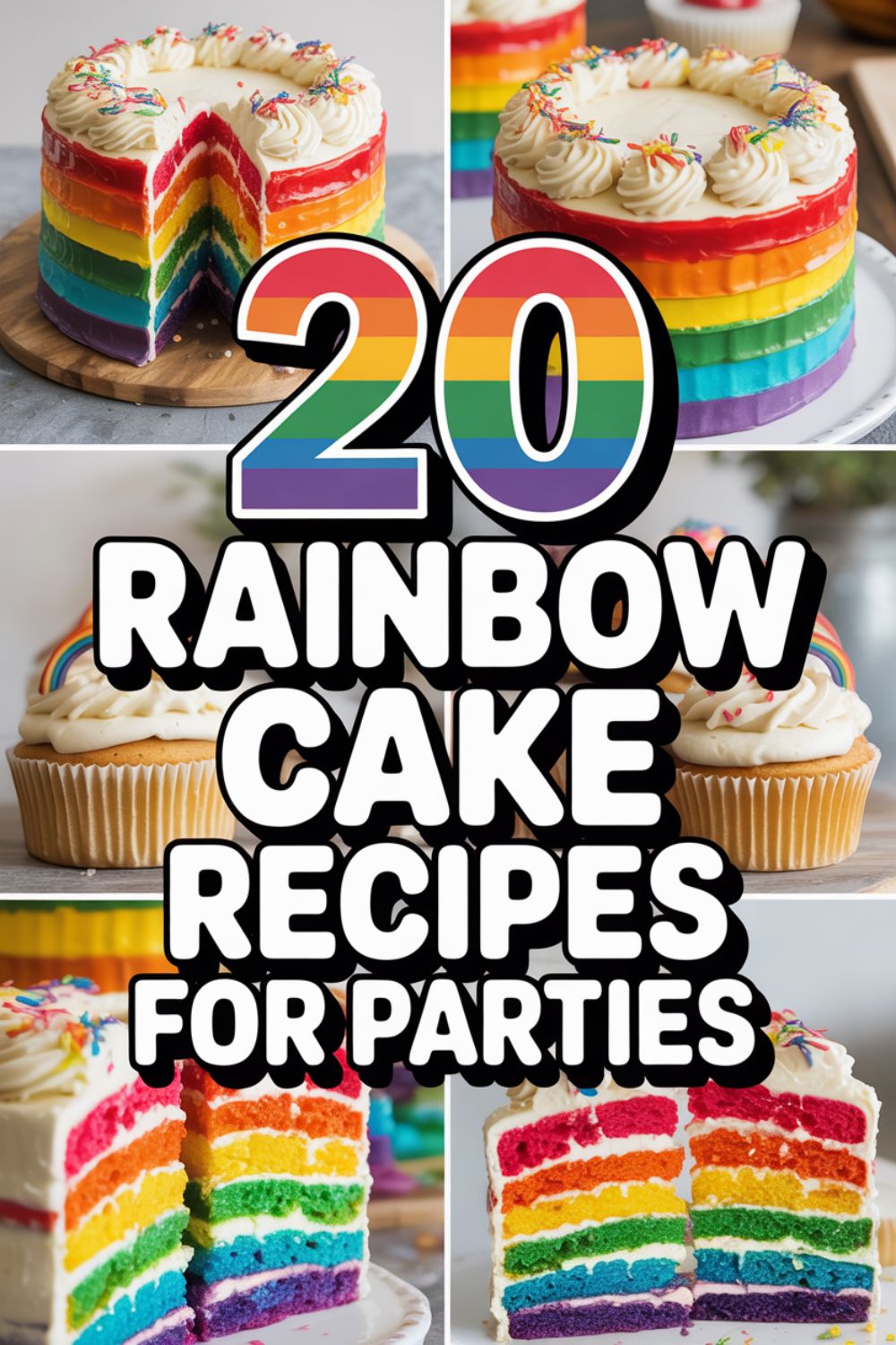 20 Rainbow Cake Recipes for Parties 2