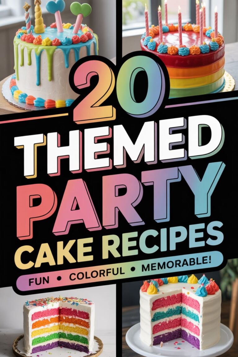 20 Themed Party Cake Recipes That’ll Make You the Party Hero