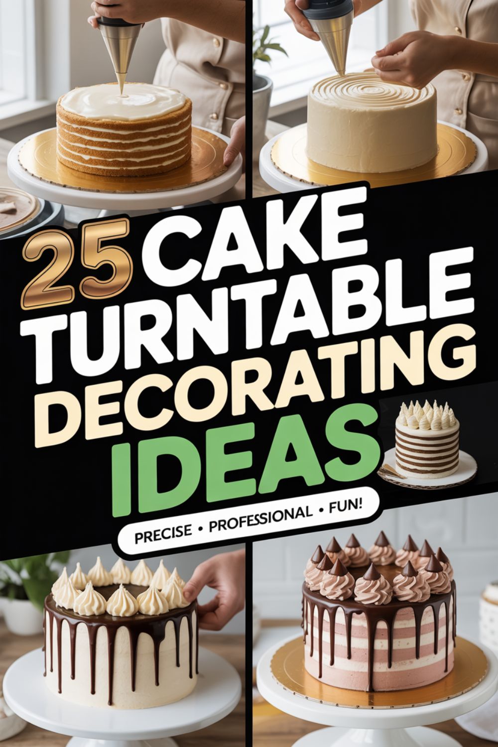 25 Cake Turntable Decorating Ideas That'll Transform Your Baking Game 2