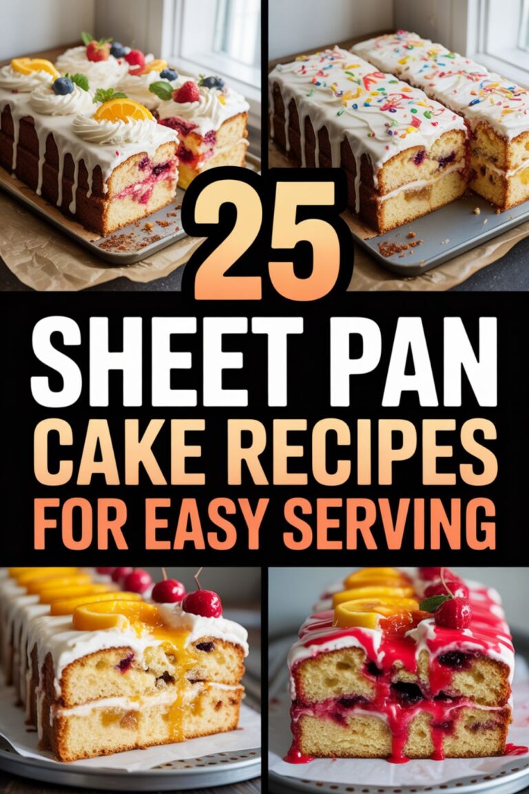 25 Sheet Pan Cake Recipes for Easy Serving