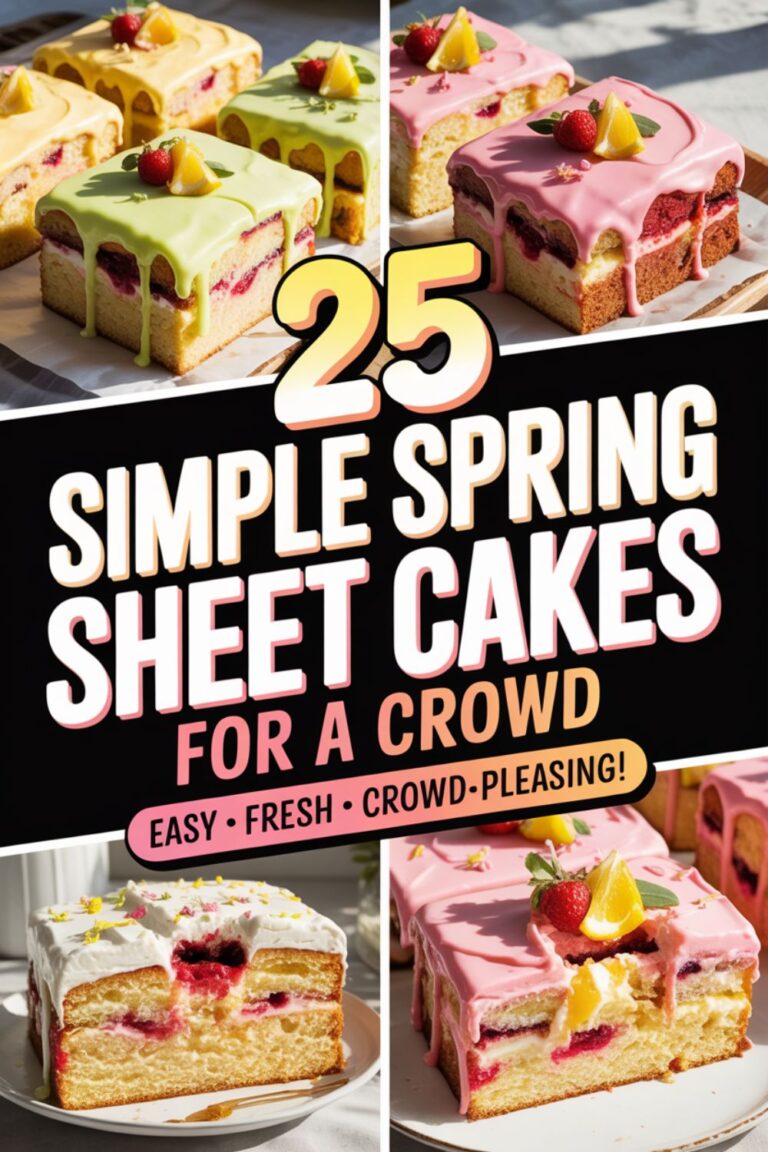 25 Simple Spring Sheet Cakes for a Crowd