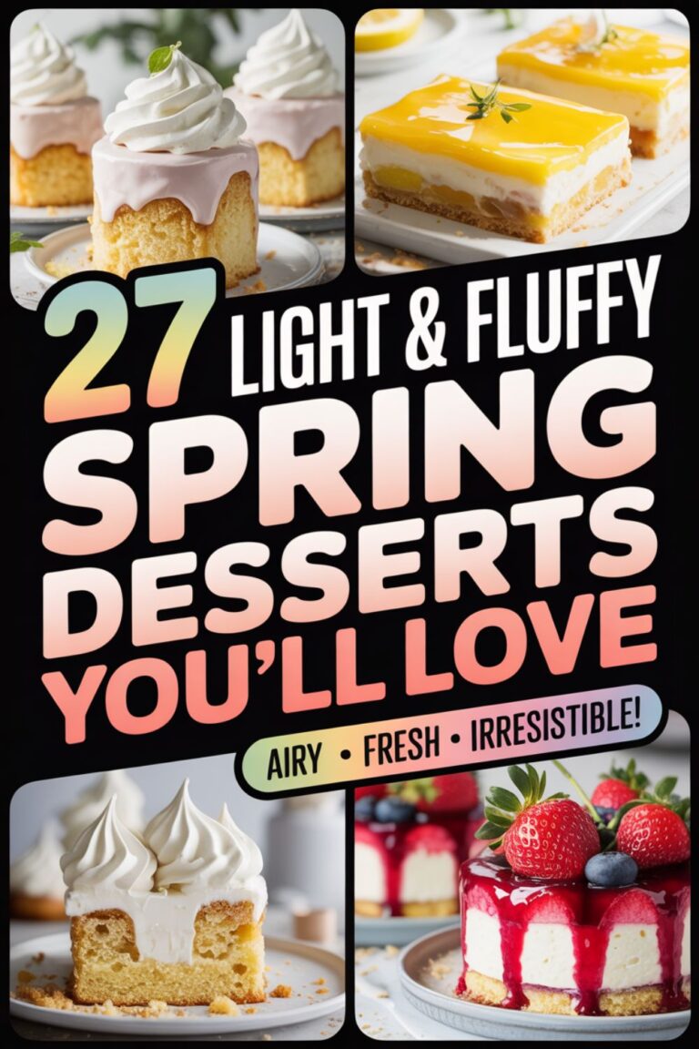 27 Light and Fluffy Spring Desserts You'll Love 1 27 Light and Fluffy Spring Desserts You’ll Love