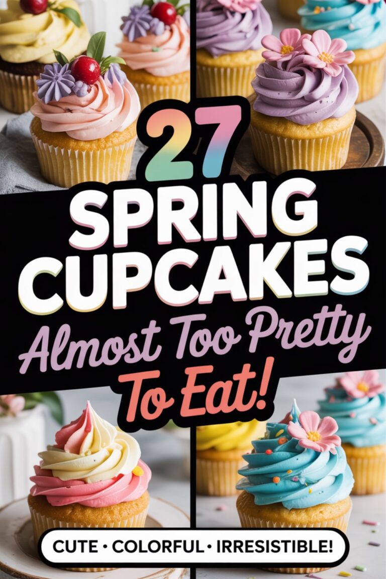 27 Spring Cupcakes That Are Almost Too Pretty to Eat