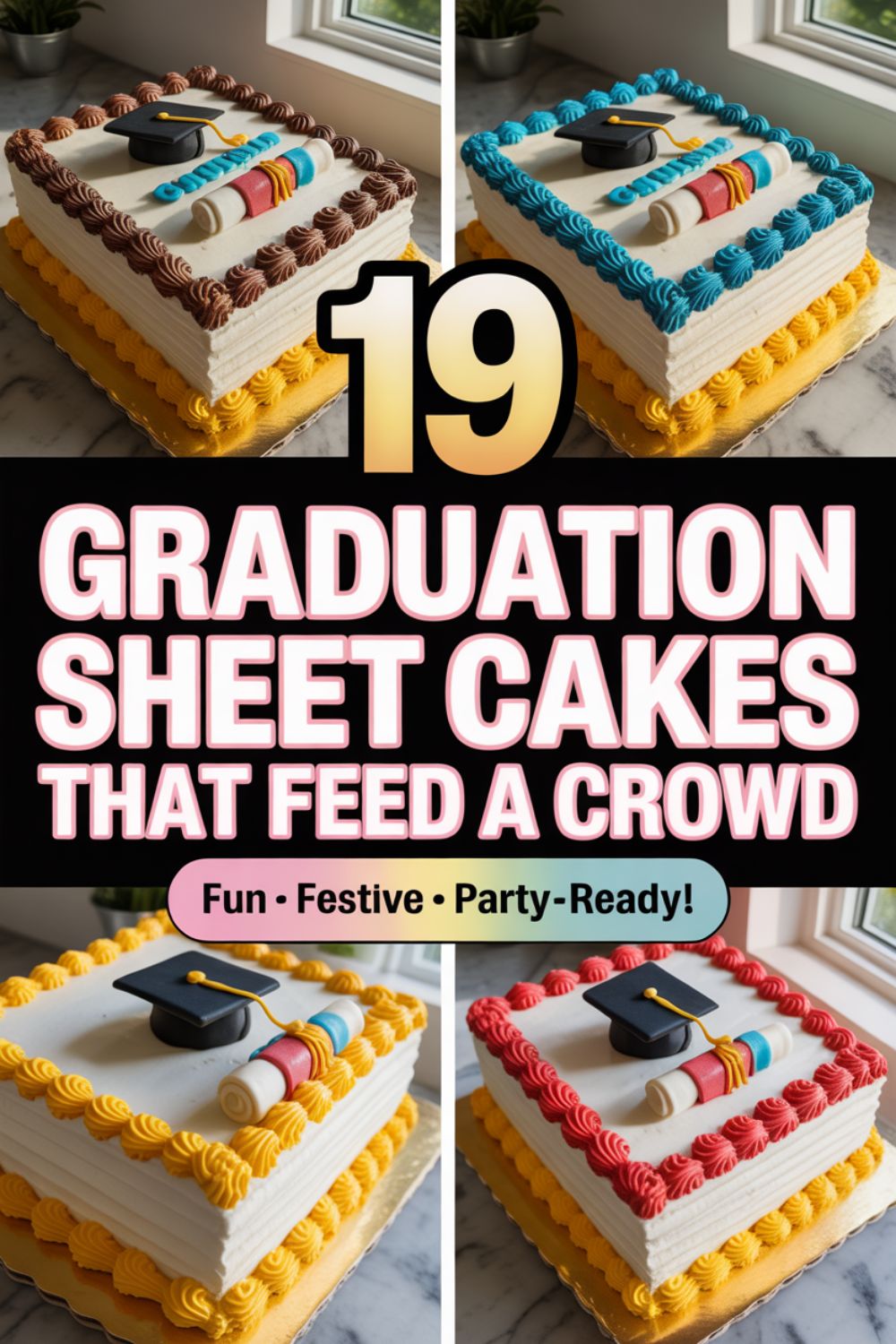 19 Graduation Sheet Cakes That Feed a Crowd