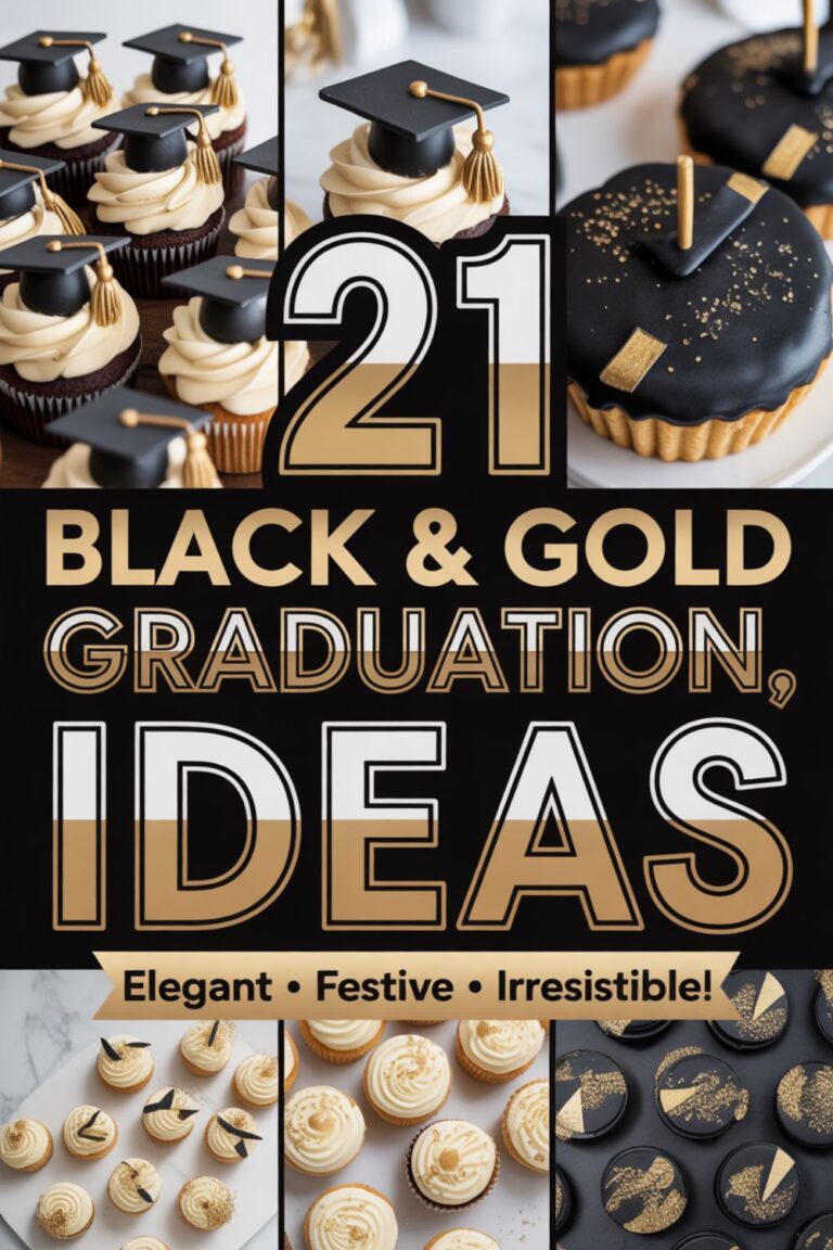 21 Black & Gold Graduation Dessert Ideas That Actually Wow the Crowd