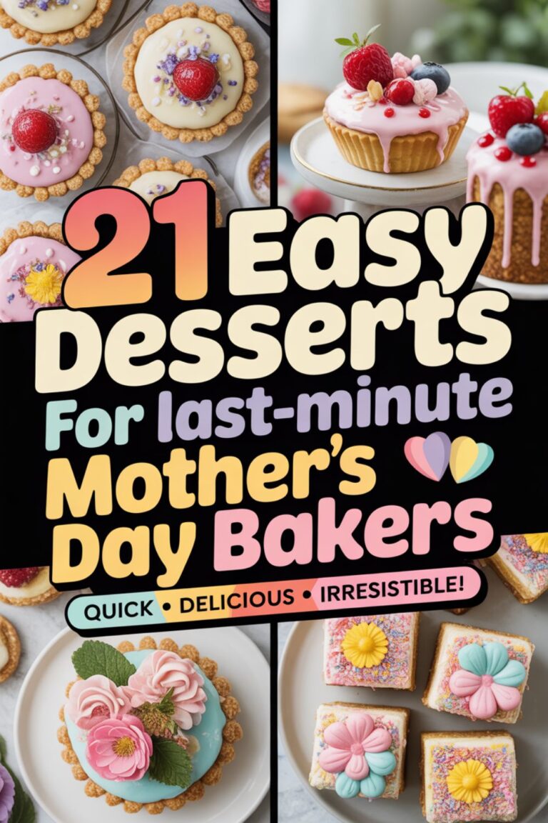 21 Easy Mother’s Day Desserts for Last-Minute Bakers