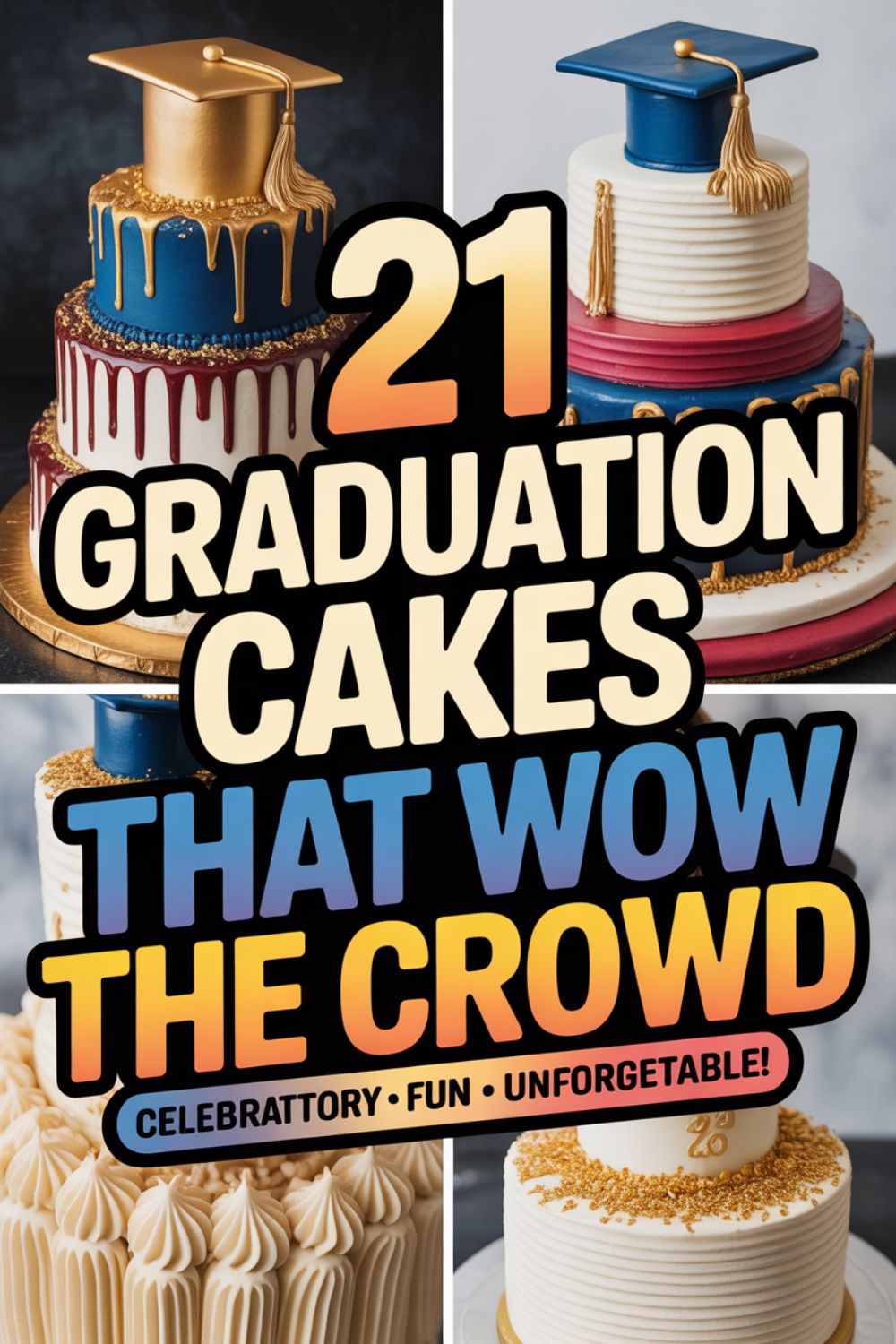 21 Graduation Cakes That Wow the Crowd