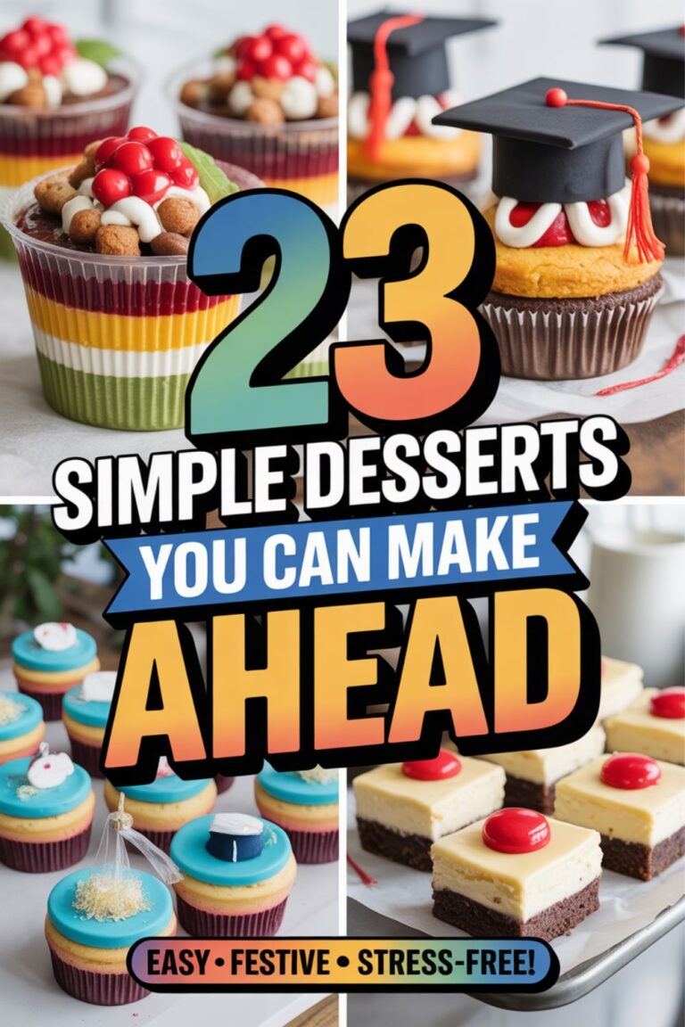 23 Simple Graduation Desserts You Can Make Ahead