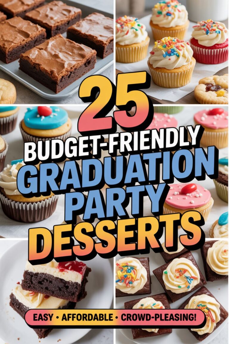 25 Budget-Friendly Graduation Party Desserts