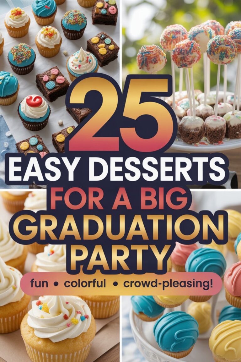 25 Easy Graduation Party Desserts for a Big Group