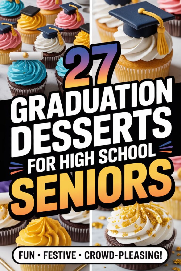 27 Graduation Desserts for High School Seniors